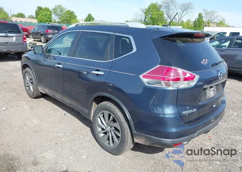 2015 Nissan Rogue Sl из США, поврежденный, VIN 5N1AT2MVXFC797938